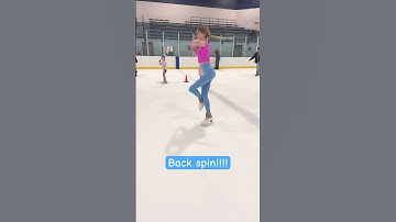 Back spin #figureskating #skating #iceskaters #fun #iceskater
