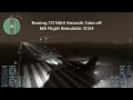 Watch This Buttery Smooth 737 MAX Flight Sim Takeoff