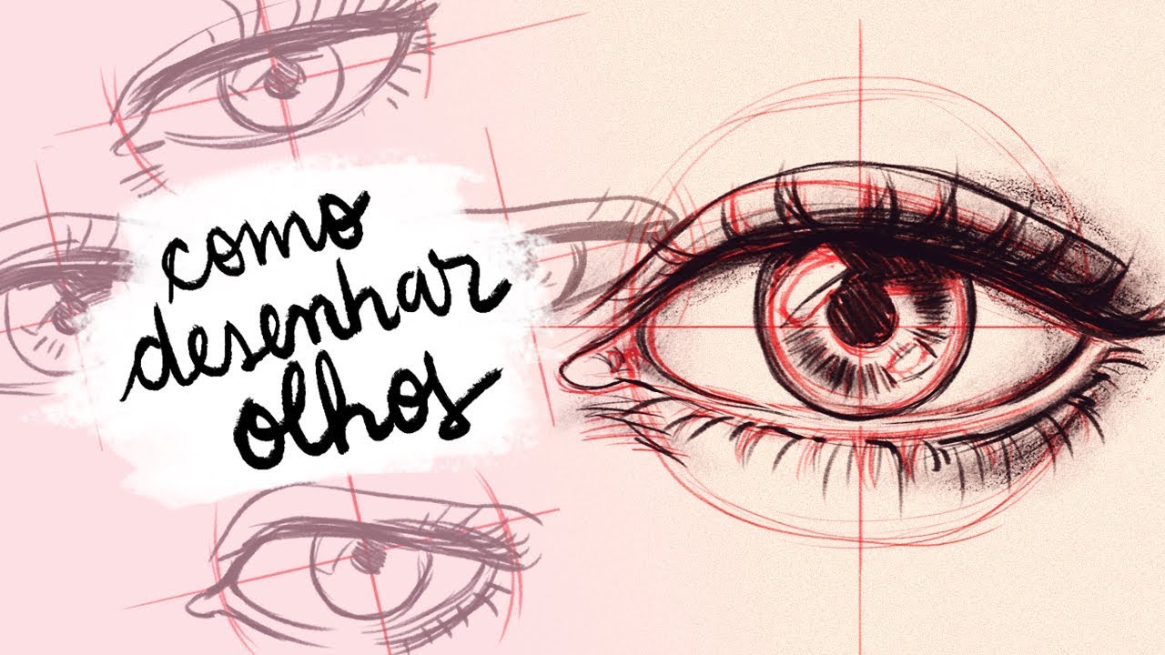 Como Desenhar Olhos  Olhos desenho, Desenho de olho de anime, Tutoriais de  desenho de olhos