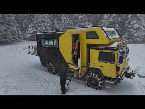 Видео: В СНЕЖНОМ ЛАГЕРЬЕ СНИЖАЛСЯ КАРАВАН