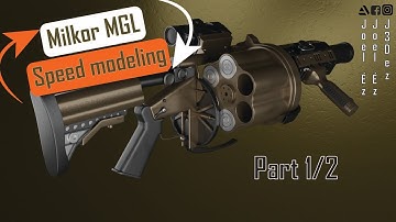 Blender timelapse Milkor MGL parte 1