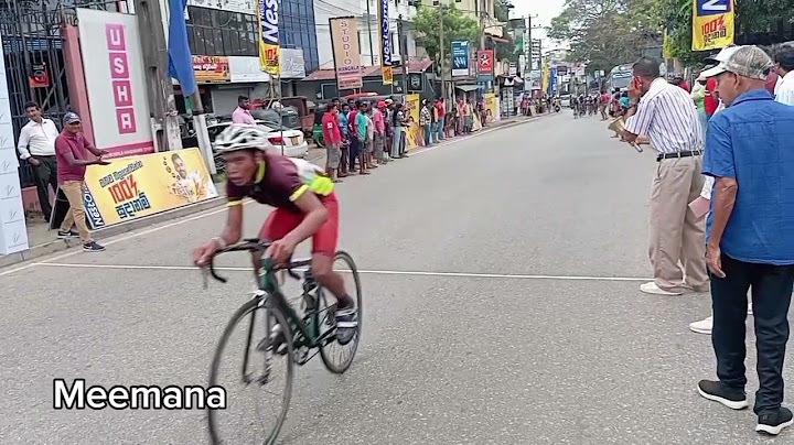 Colombo District Cycling Championship ... Under 19 Winners  🚲