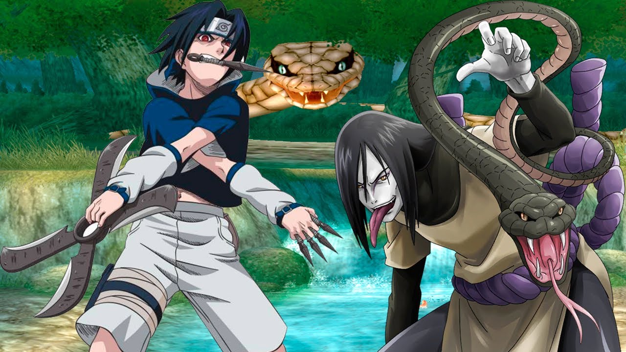 Orochimaru vs Sasuke - New Body - Naruto Ultimate Ninja 2