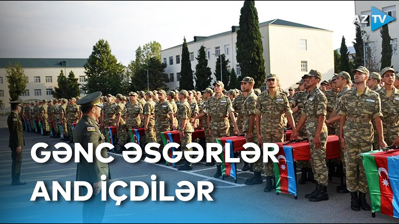 Azərbaycan Ordusunda gənc əsgərlərin andiçmə mərasimləri keçirilib
