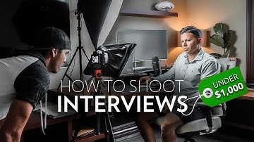 How to Shoot an Interview/Tutorial (Under $1,000)
