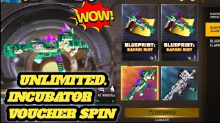 Free fire new Event।।UNLIMITED INCUBATOR VOUCHER SPIN🥱Indonesia Server