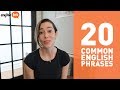 TOP 20 MUST-KNOW ENGLISH PHRASES! *learn english*