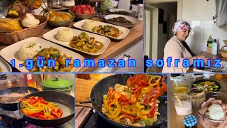 Sahurdan iftara neler hazırladım/bu işte yanlışlık var benim salatalıklar zürafa gibi uzadı🤦🏻‍♀️