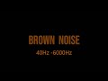 Tinnitus Sound Therapy: Brown Noise 40Hz-6000Hz