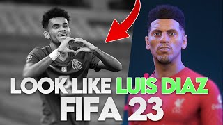 HOW TO MAKE YOUR PRO CLUBS PLAYER LOOK LIKE LUIS DIAZ *Tutorial* (w/ Pro Clubs Build) | FIFA 23