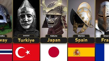 Helmets From Each Country! Some of Them You Won