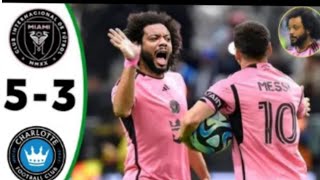 Messi Super Hattrick %2C Marcelo Debut %E2%9A%BD%EF%B8%8F%F0%9F%92%A5Inter Miami vs Charlotte 5 3 H News