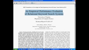 An Empirical Performance Evaluation of Relational Keyword Search Systems