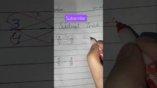 subtract trick 🤪 subtract easily 😎 #subtraction #subtractiontrick #shorts