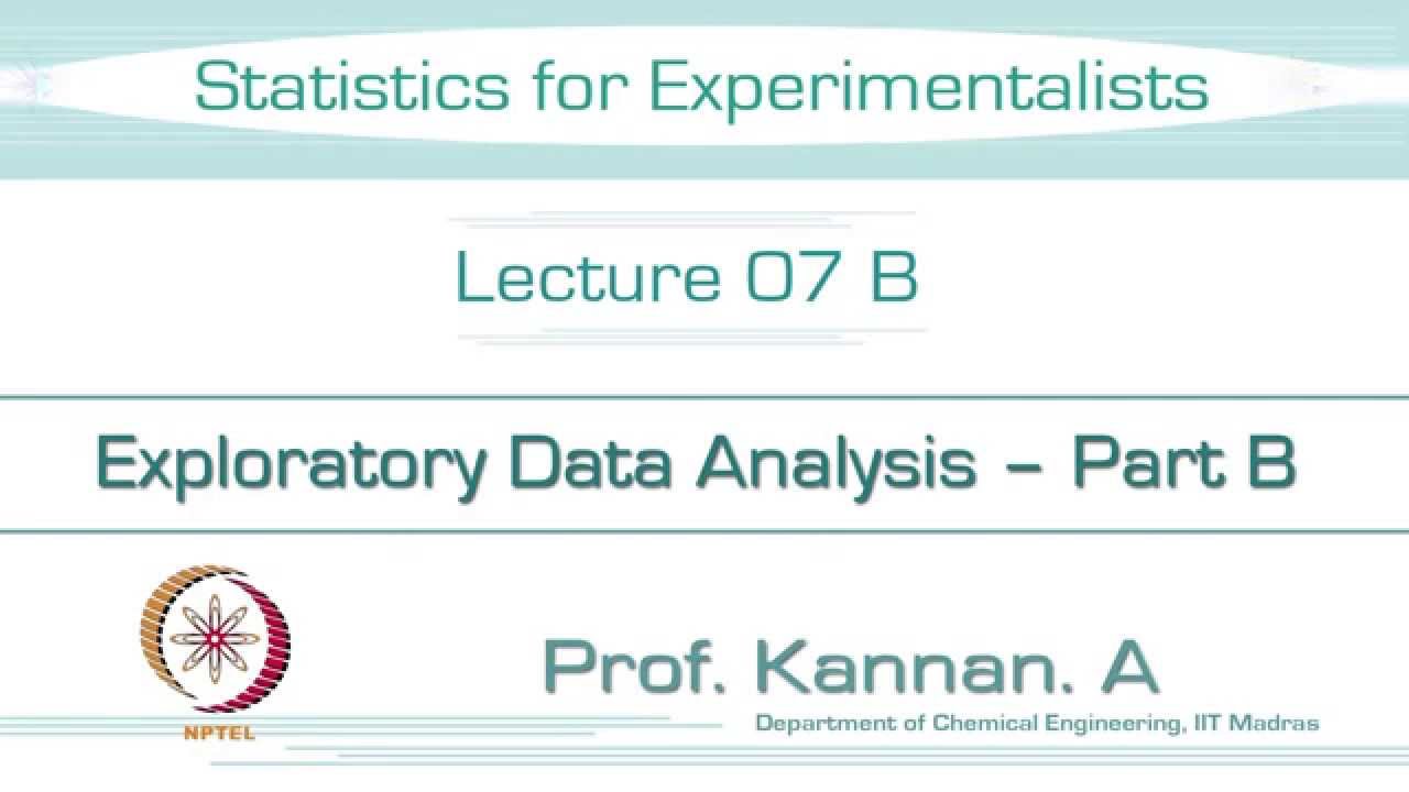 Mod-01 Lec-07B Exploratory Data Analysis – Part B