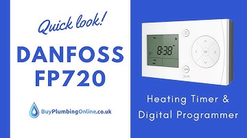 Quick Look at the Danfoss Heating Control FP720 Digital Timer
