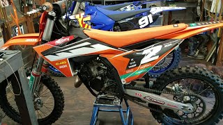 1:11 KTM 125SX Top End Rebuild 2023-2024 New piston. Same for Gas Gas & Husqvarna TC125  MC125