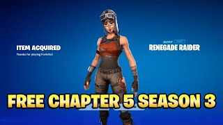 How To Get RENEGADE RAIDER SKIN FREE in Fortnite! (Chapter 5 Season 3)!