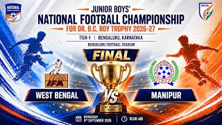 Final | West Bengal vs Manipur | Junior Boys’ NFC for Dr. B.C. Roy Trophy 2026–27 | Tier-1 screenshot 3