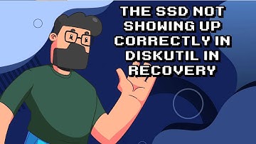 Fixing SSD not appearing correctly in Disk Utility-Recovery