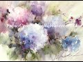 Hydrangeas CON (Zoom Workshop) - Watercolor/Aquarela - Demo