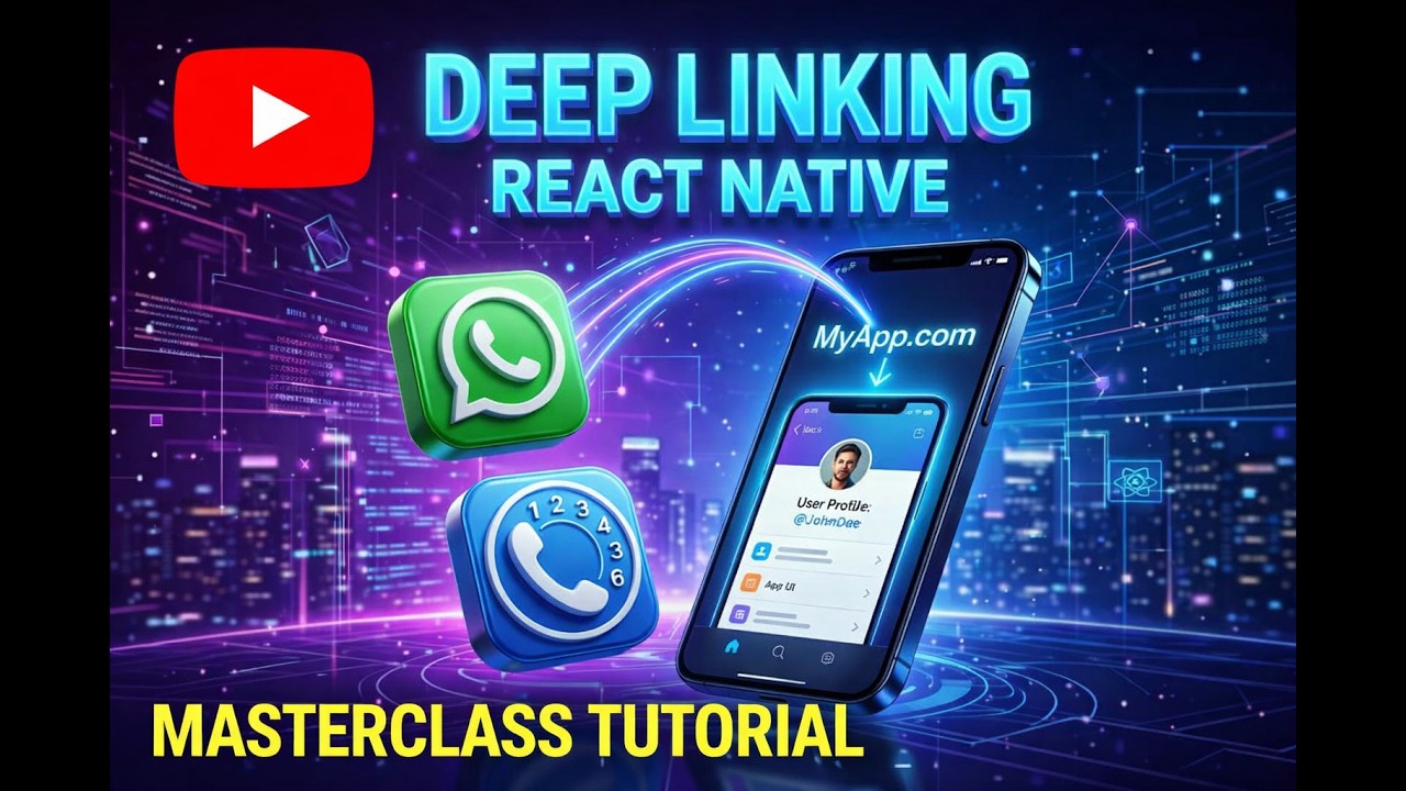 React Native Deep Linking Masterclass (Android & iOS) 2026 🚀 - YouTube