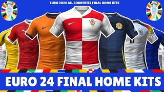 All Euro 2024 Playing Countries Final Home Kits....😀