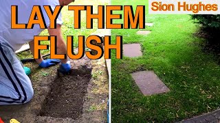 How to lay steppingstones