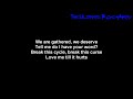 Papa roach  love me till it hurts lyrics on screen