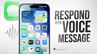 How to Respond with Voice Message on iPhone
