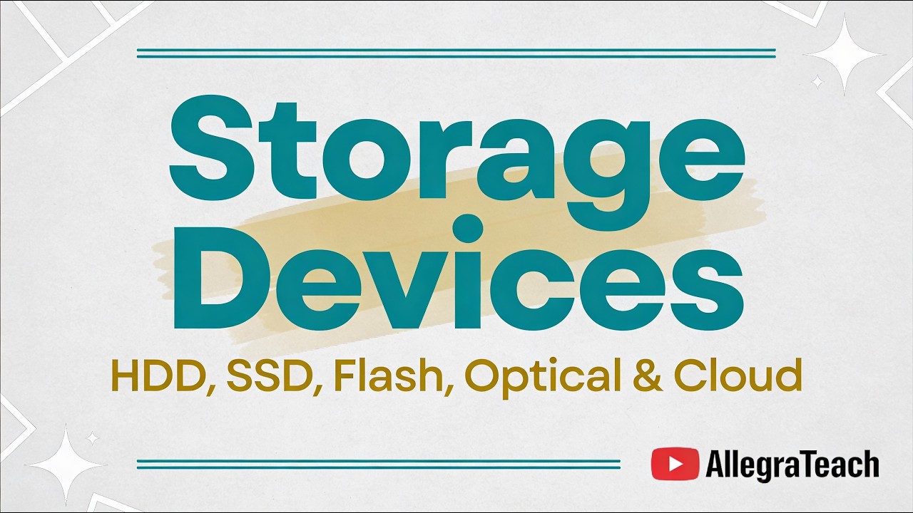 Storage devices |  HDDs, SSDs, Flash Drives, Optical Disks, Cloud Storage
