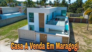 Maragogi Alagoas Casa A Venda Com Quatro Quartos (2 Suítes) Próximo A Praia De Peroba 