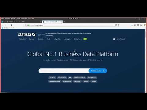 Datenbank Statista - Einführung in die Recherche (KHSB Bibliothek)