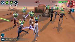 SWGOH - JMK (Padme Datacron) Vs Jabba