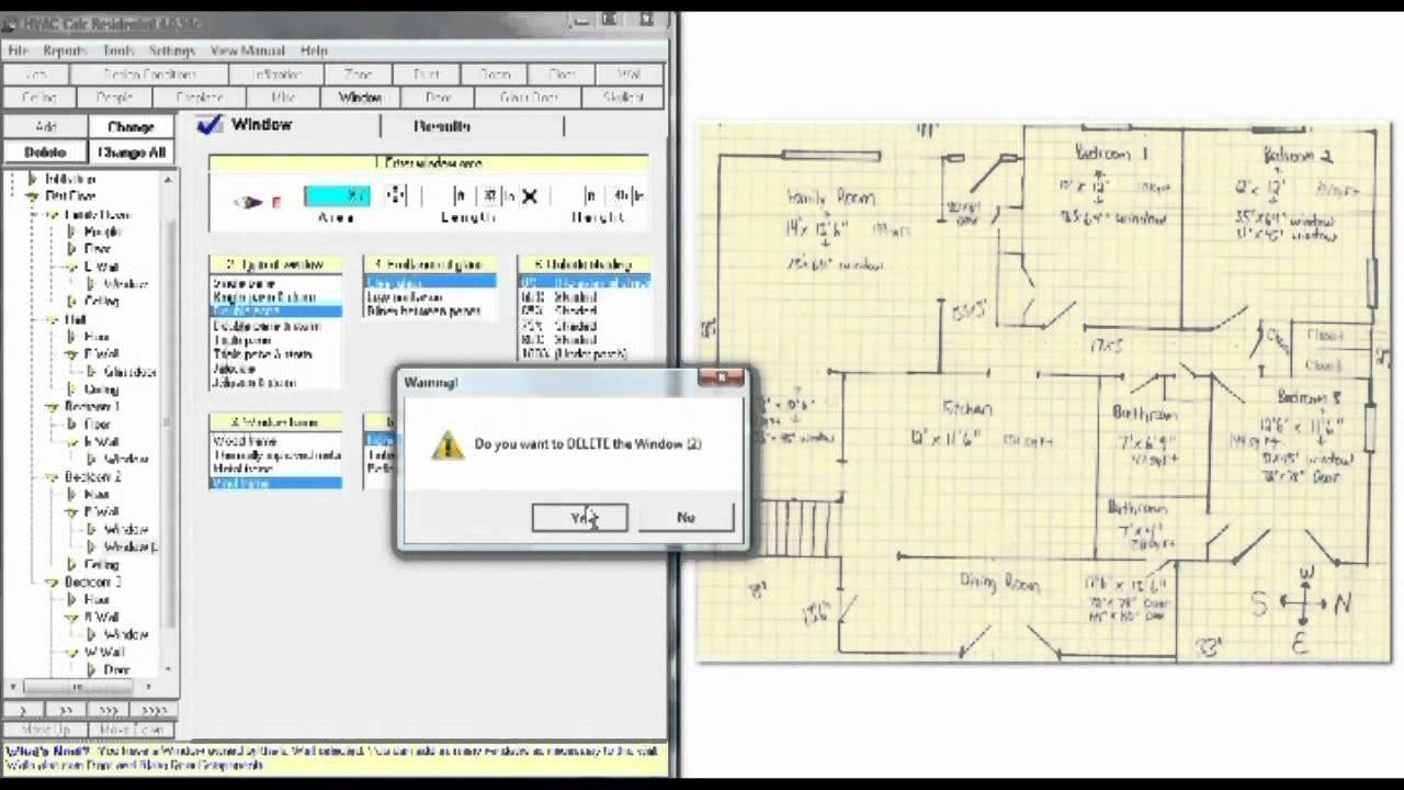 Residential Hvac Load Calc Dining Room