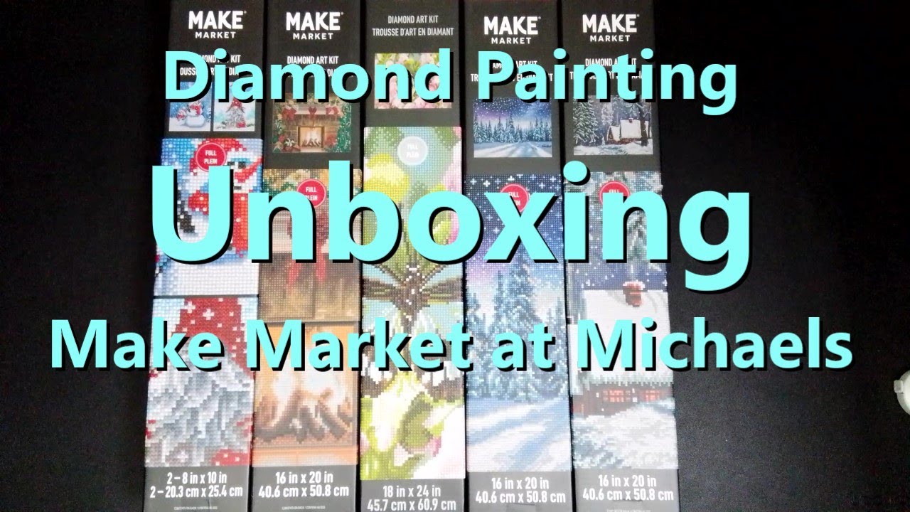 Diamond Painting Unboxing Michaels Clearance Diamond Painting Kits