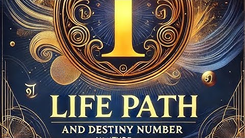 Discover Your Life Path and Destiny Number 1 - Unlock Your True Potential! #video #numerology #1