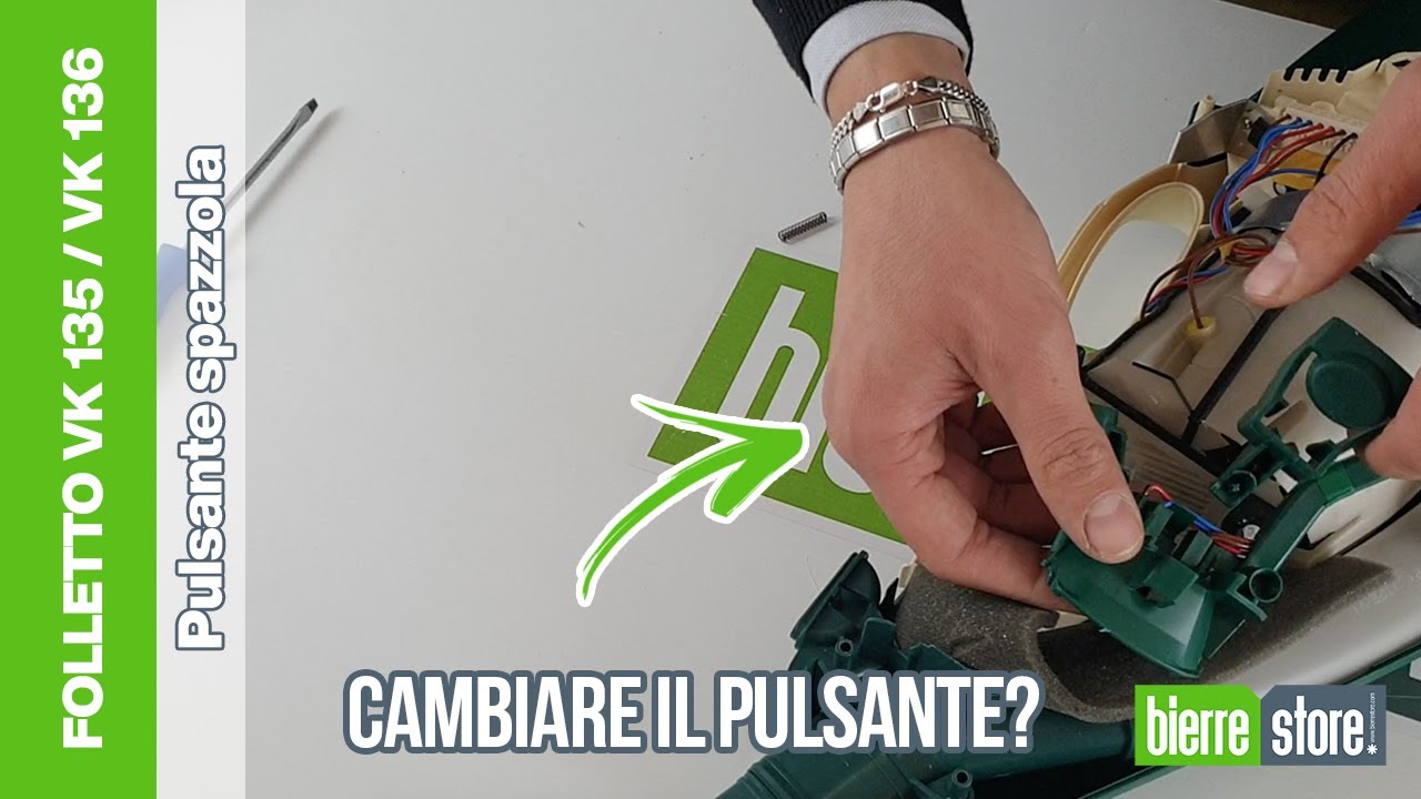 PULSANTE BASTONE FOLLETTO VK 150 ORIGINALE VORWERK - Foto 11