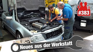 Mercedes 300 SL (1991) - Drehzahl bleibt hängen! | Mit Endoskop im Seat-Motor - Kolbenringe kaputt??