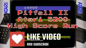 Pitfall II Atari 5200 High Score Attempt