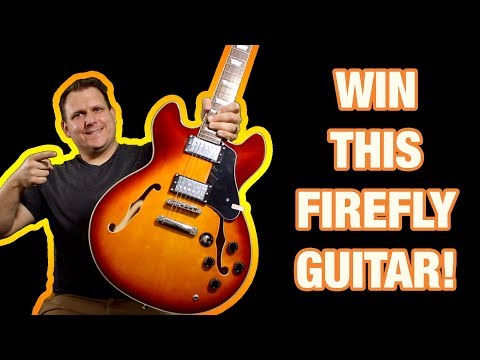 firefly-ff338-semi-hollow-body-guitar-giveaway-announcement!
