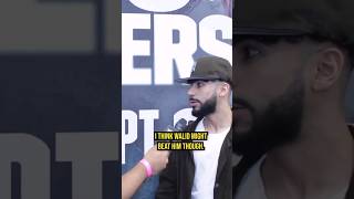 ADAM SALEH "I HOPE DEEN WINS, BUT WALID MIGHT BEAT HIM" #deenthegreat #walidsharks #ksi #shorts