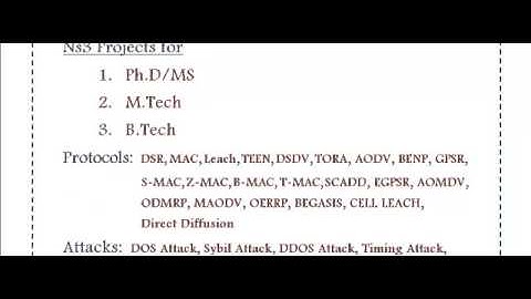 NETWORK SIMULATOR3 IN FRANCE