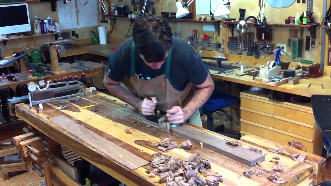 Hand Planing Flamed Walnut Sides. YouTube