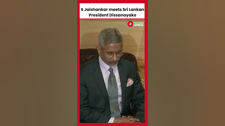 EAM Dr S Jaishankar meets Sri Lankan President Anura Kumara Dissanayake in New Delhi
