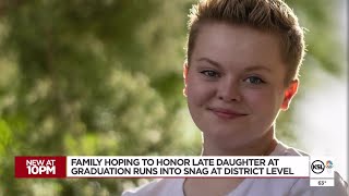 District policy could keep teen who died of cancer from being honored at AFHS graduation