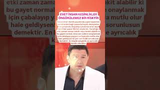 Hakan Ural Evet İnsan Kesi̇nli̇kle Öngörüle Ez Bi̇r Ri̇skti̇r