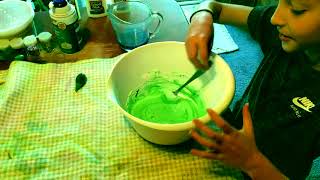 Claire & Ellas Slime Challenge