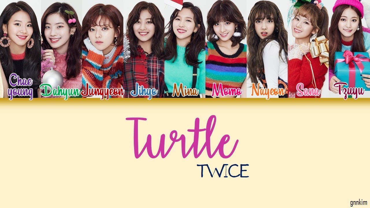 Twice 트와이스 Turtle 거북이 Han Rom Eng Color Coded Lyrics Youtube