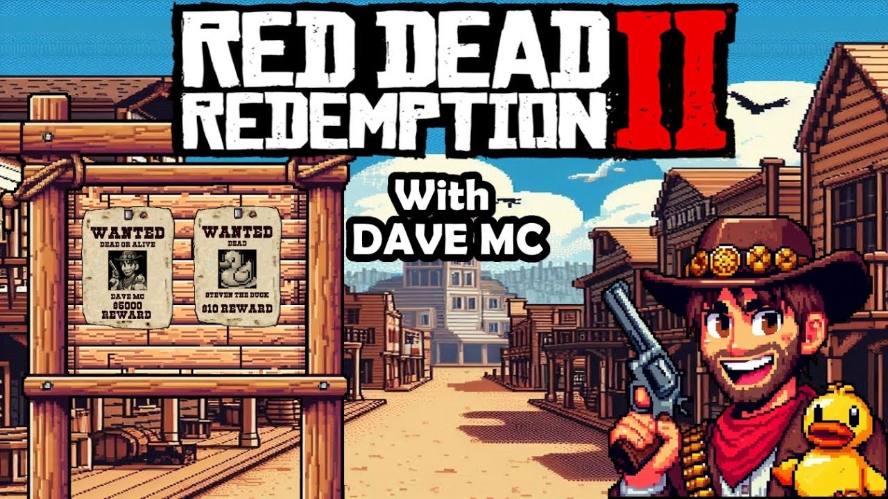 "WANTED DAVE MC $93,515" Red Dead Redemption 2 Livestream 16